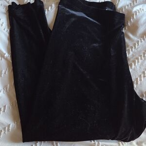 Avenue Black Velvet Pants